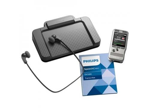 Philips DPM6700 Dictation and Transcription Kit with DPM6000 Pocket Memo Voice Recorder and free docking station